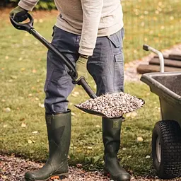 Лопата совкова для бетону Fiskars Ergonomic Pro (1066713) - мініатюра 4