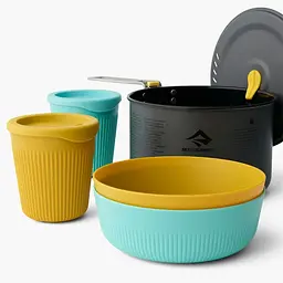 Набір посуду Sea to Summit Frontier UL One Pot Cook Set 5 предметів, на 2 особи Різнокольоровий