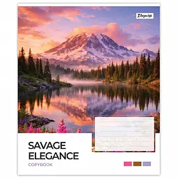 Зошит учнівський 1 Вересня Savage elegance А5 96 клітинка 5 шт. (769020) - мініатюра 2