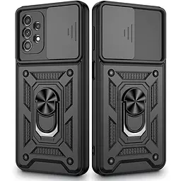 Чохол Ummi Camshield Serge Ring для Samsung Galaxy A72 4G/A72 5G Чорний/Black - мініатюра 2