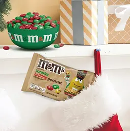 Драже M&M's Toasty Holiday Peanut Chocolate Candy 210 г - мініатюра 7
