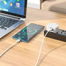 Кабель для заряджання USB на Type-C HOCO X64 3A Lightweight Білий - мініатюра 6