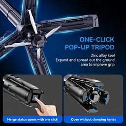 Мульті-Монопод XO SS22 4 in 1 Magnetic Multi-function Mini BT Selfie Stick/Photo Booster Чорний - мініатюра 6