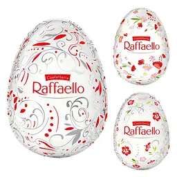 Яйце шоколадне Raffaello Пасхальне 100 г - мініатюра 2