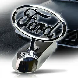 Емблема приціл Ford метал Хром 85х38х68 мм на скотчі - мініатюра 3