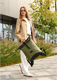 Жіночий рюкзак Sambag RollTop X хакі 41 х 27 х 18 см (24320119) - мініатюра 3