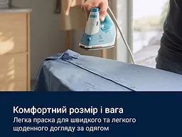 Праска Electrolux 2300Вт, 250мл, паровий удар 110гр, керамічна підошва, синьо-білий teh0016243 - мініатюра 3