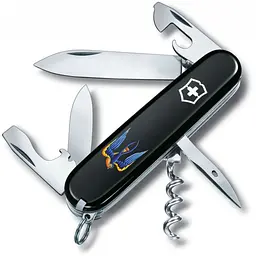 Ніж Victorinox Spartan Ukraine 91мм 12функ чорн Ластівка - мініатюра 4