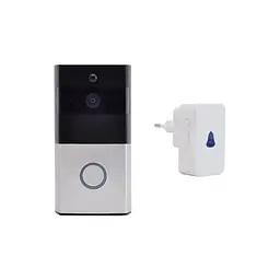 Дверний WiFi дзвінок 2Mp Light Vision VLC-01IVP Silver з ІЧ-датчиком руху (75-00079) - мініатюра 3