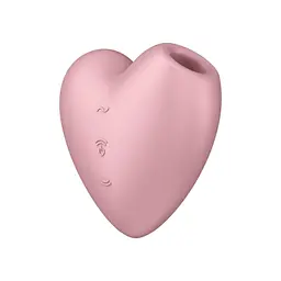 Вакуумний стимулятор Satisfyer Cutie Heart Light Red
