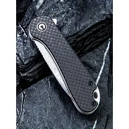 Ніж Civivi Elementum, Damascus, Carbon Fiber/G10 (C907DS) - мініатюра 11
