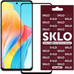 Захисне скло Sklo Full Glue 3D Tempered Glass для Oppo Reno 8 Pro Black [95287] - мініатюра 2
