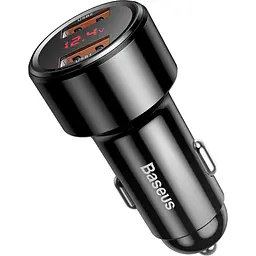 Автомобільний зарядний пристрій Baseus Magic Series Dual QC Digital Display 45W Black (CCMLC20A-01) [167339]