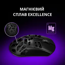 Мишка Lorgar Elite MSE90W Wireless/Bluetooth Black (LRG-MSE90W-BK) - мініатюра 5