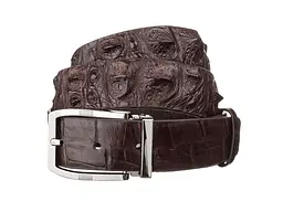 Ремінь чоловічий CROCODILE LEATHER 3,7х115 см acs0029608 - мініатюра 1