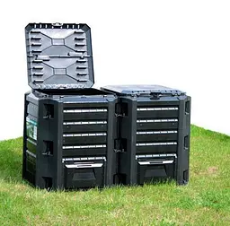 Компостер садовий Prosperplast MODULE COMPOGREEN 800 л, чорний - мініатюра 3
