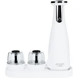 Подрібнювач солі та перцю Adler AD 4449 White [132597]