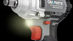 Гайковерт ударний Graphite Energy+ 18В безщітковий 2600 об/хв 330 Нм 1/2" 0.9 кг без АКБ та ЗП - мініатюра 6