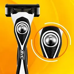 Станок для гоління Bic Flex 5 Hybrid з 2 змінними картриджами - мініатюра 6