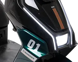 Електроскутер Двомісний Crosser CR22 (2500W, 72V/35Ah) Зелений - мініатюра 10