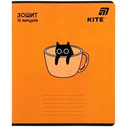 Зошит Kite One color, 12 аркушів, лінія (K26-234) - мініатюра 4