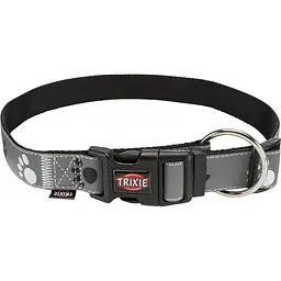 Нашийник Trixie Silver Reflect світловідбивний для собак, L–XL: 40–65 см / 25 мм, сірий