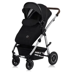 Універсальна коляска Lionelo Amber 3в1 Black Silver (LO-AMBER BLACK SILVER (3in1)) - мініатюра 7