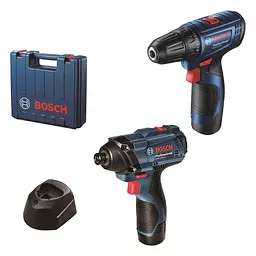 Набір із двох акумуляторних інструментів Professional 12В Bosch teh0026231 - мініатюра 2