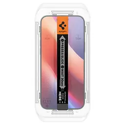 Захисне скло антишпигун Spigen Glass tR EZ Fit HD Privacy 1 Pack Transparency для iPhone 16 Pro Max (AGL07915) - мініатюра 5