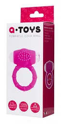 Ерекційне кільце з вібрацією A-TOYS Penis Vibroring призначене для чоловіків. Toyfa 769001 87418 - мініатюра 3
