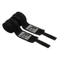 Бинты для бокса EasyFit EF-0374-25-bk, Classic Wrap, черный, 2,5 м