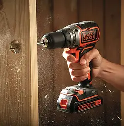 Акумуляторний дриль-шурупокрут Black+Decker без АКБ та ЗП BL186N - мініатюра 3