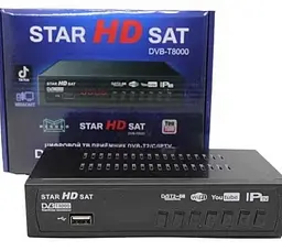 Цифрова ТВ-приставка Т2-тюнер DVB-T2/C IPTV з Wi-Fi, HDMI, USB, дисплеєм та пультом ДК, чорна - мініатюра 6
