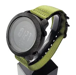Наручний годинник чоловічий з компасом North Edge Apache Green 5BAR Чорний (2860) - мініатюра 4
