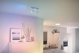 WiZ Світильник точковий накладний розумний IMAGEO Spots, 2х5W, 2200-6500K, RGB, Wi-Fi, білий - мініатюра 2