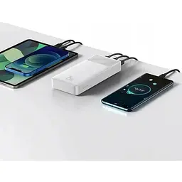 Павербанк Baseus Bipow Digital Display 20000 mAh 15W White (PPBD050102) - мініатюра 8