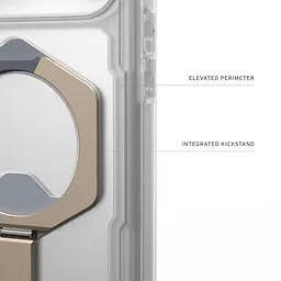 Чохол UAG для iPhone 17 Pro Max, Plasma XTE MagSafe, Clear/Titanium teh0019325 - мініатюра 5