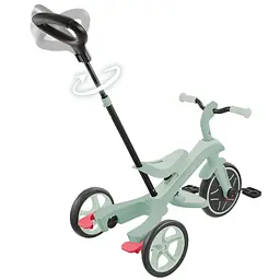 Велосипед дитячий Globber Explorer Trike 4в1 до 20 кг фісташковий (637-505) - мініатюра 9