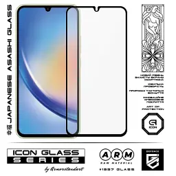 Скло захисне Armorstandart Icon Samsung A34 5G (A346) Black (ARM66211) - мініатюра 2
