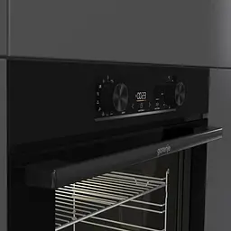 Духова шафа Gorenje електрична, 77л, A, дисплей, IconLed, піроліз, чорний - мініатюра 8