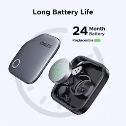 Розумний Брелок UGREEN CM816 для пошуку людей речей (ключів) 225 мАг Bluetooth Anti-Lost Black (45297) - мініатюра 5
