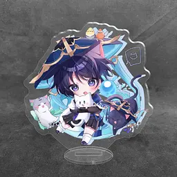 Акрилова колекційна фігурка Chibi Геншин Імпакт - Genshin Impact (Мандрівник Скарамуччі) 1 10 см