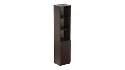 Пенал Анжело Ferrum-decor на 4 полиці з 1 дверима 1900x400x380 ДСП Венге Магія 16 мм (FRD-104913)