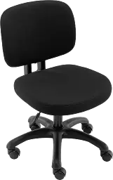 Офісне крісло GT Racer чорне (B-1511 Fabric Black) - мініатюра 3