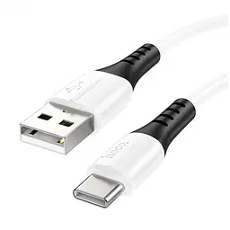 Кабель Hoco X82 Silicone Charging Data cable for Type-C 2A 1 m Білий