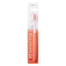 Зубна щітка Biomed Pearl Gloss Medium (середня) персикова - мініатюра 4