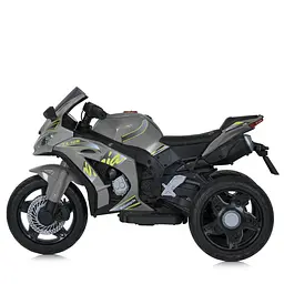 Дитячий мотоцикл M 5806EL-11, 3 колеса, музика та світло, сірий - мініатюра 6