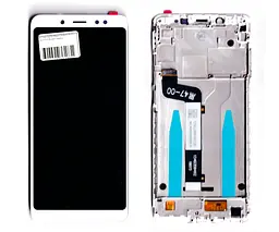 Дисплей Xiaomi Redmi Note 5/ Redmi Note 5 Pro білий + рамка