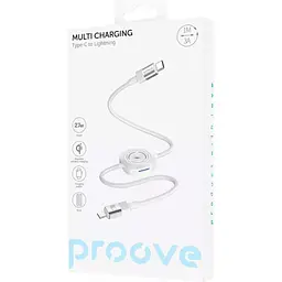 Кабель Proove Multi Charging USB-C to Lightning 27W White (CCMT27004101) [130353] - мініатюра 2