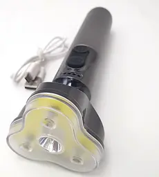 Ручний LED ліхтар XPG+COB акумуляторний ліхтарик 4 режими роботи USB заряджання 1200мА Ranchi RC-2101